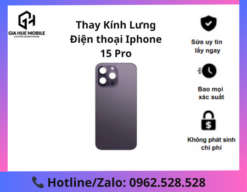 Thay kính lưng iPhone 15 Pro