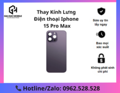 Thay kính lưng iPhone 15 Pro Max