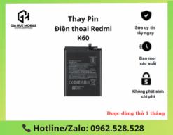 Thay pin Redmi K60