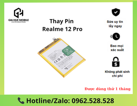 Thay pin Realme 12 Pro