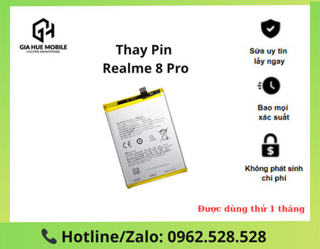 Thay pin Realme 8 Pro