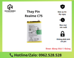 Thay pin Realme C75