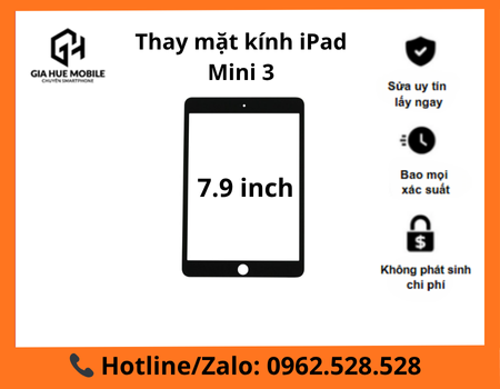 Thay mặt kính iPad Mini 3