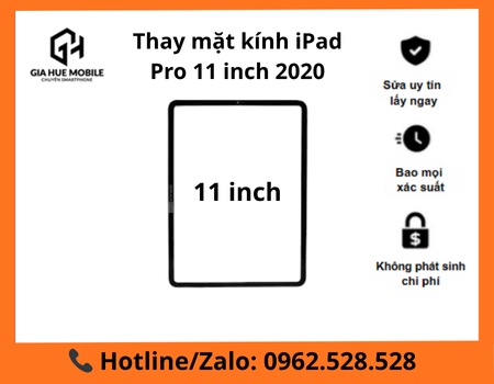 Thay mặt kính iPad Pro 11 inch 2020
