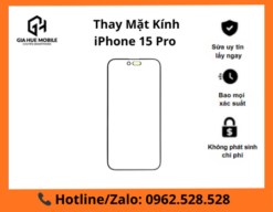 Thay mặt kính iPhone 15 Pro