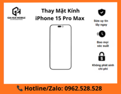 Thay mặt kính iPhone 15 Pro Max