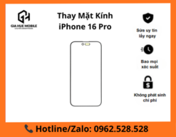 Thay mặt kính iPhone 16 Pro