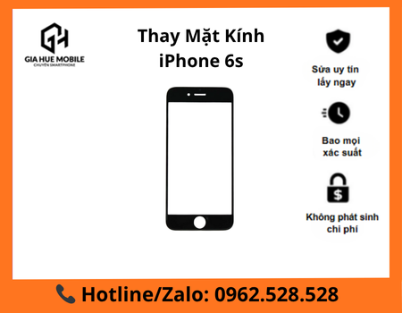 Thay mặt kính iPhone 6s