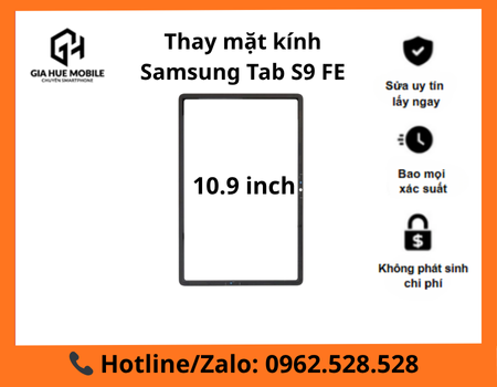 Thay mặt kính Samsung Tab S9 Fe